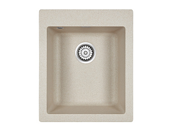 Кухонная мойка Paulmark KANTE 40 PM104249-BE 42х49 цвет бежевый